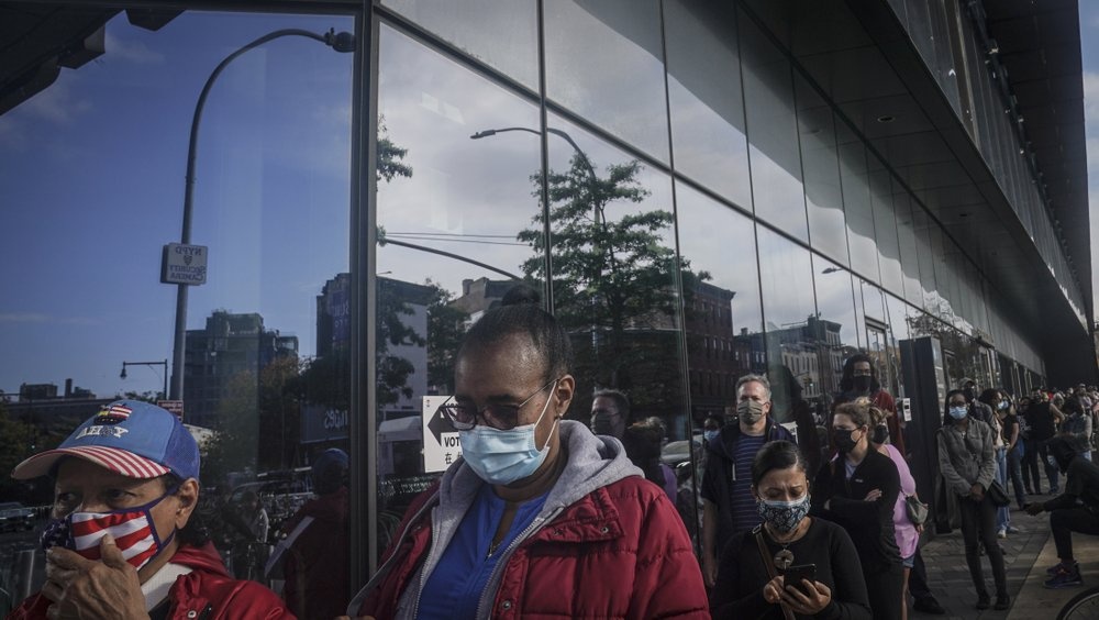 bo phieu som tai New York anh 8