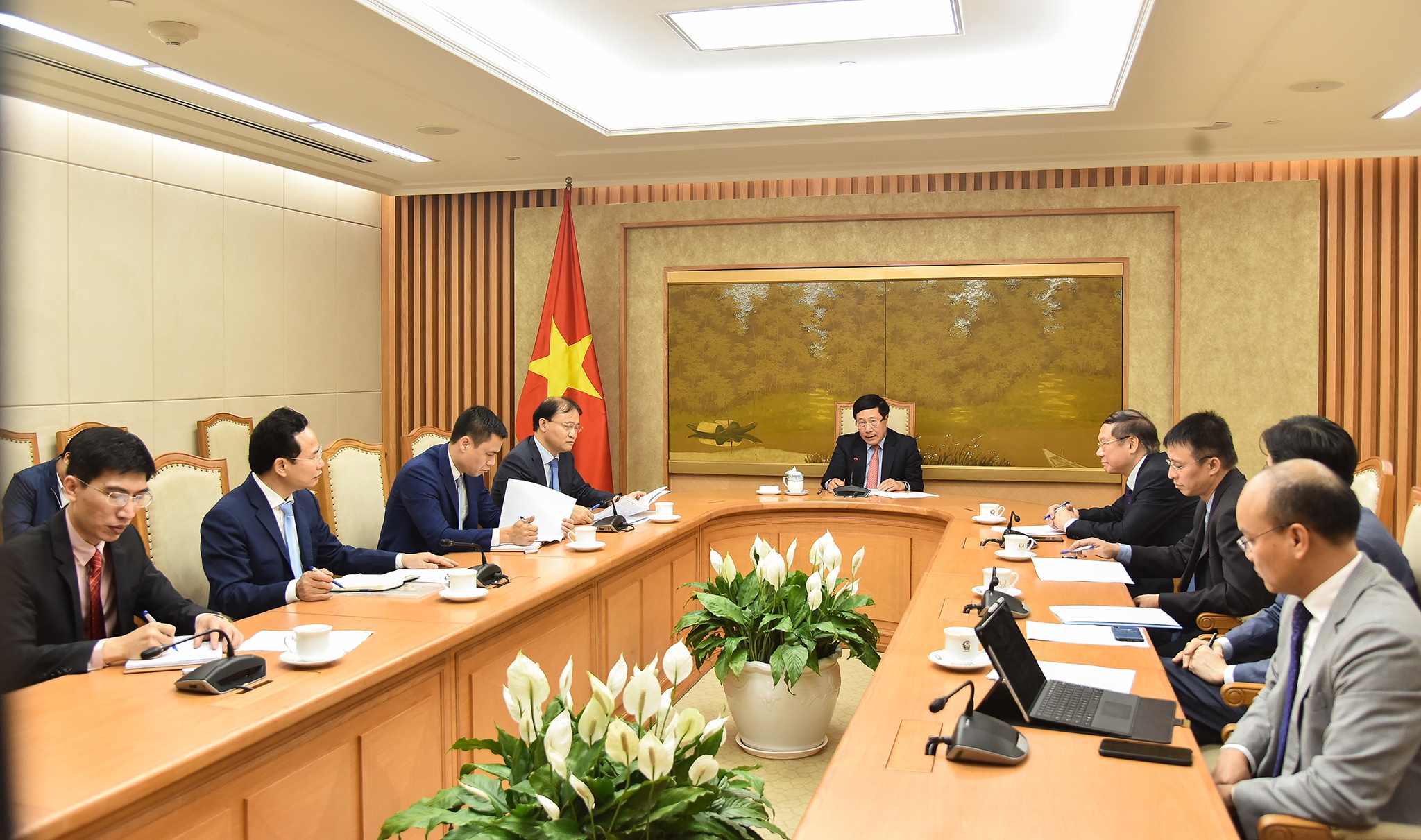 Pham Binh Minh dien dam John Kerry anh 1