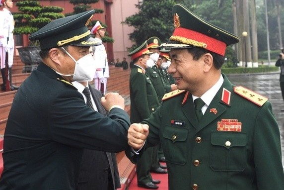 Bo truong Quoc phong Trung Quoc tham chinh thuc Viet Nam hinh anh