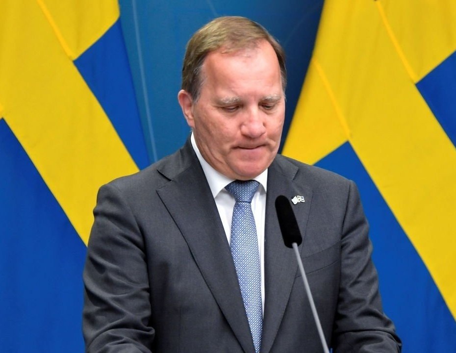 Thu tuong Thuy Dien Stefan Lofven tu chuc hinh anh