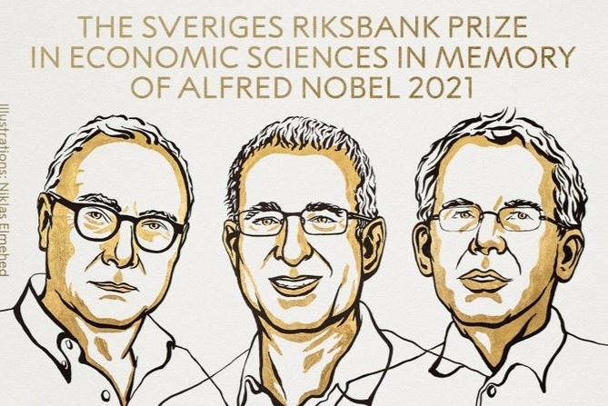 Ba nha kinh te hoc dat giai Nobel 2021 duoc thuong hon mot trieu USD hinh anh