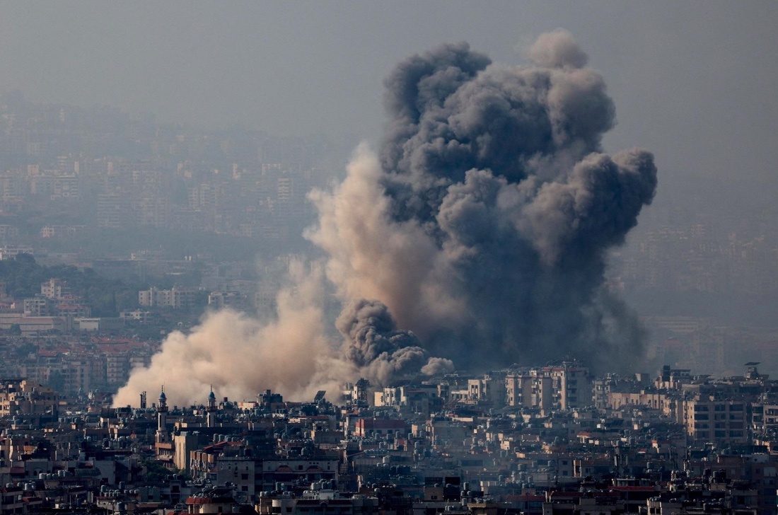 Israel tang cuong khong kich Beirut hinh anh