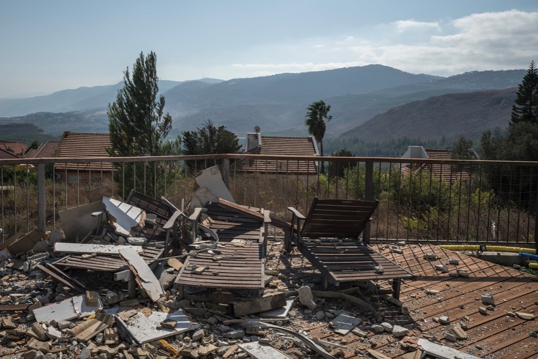 Vu ban ten lua tu Lebanon gay chet nguoi lon nhat tai Israel hinh anh