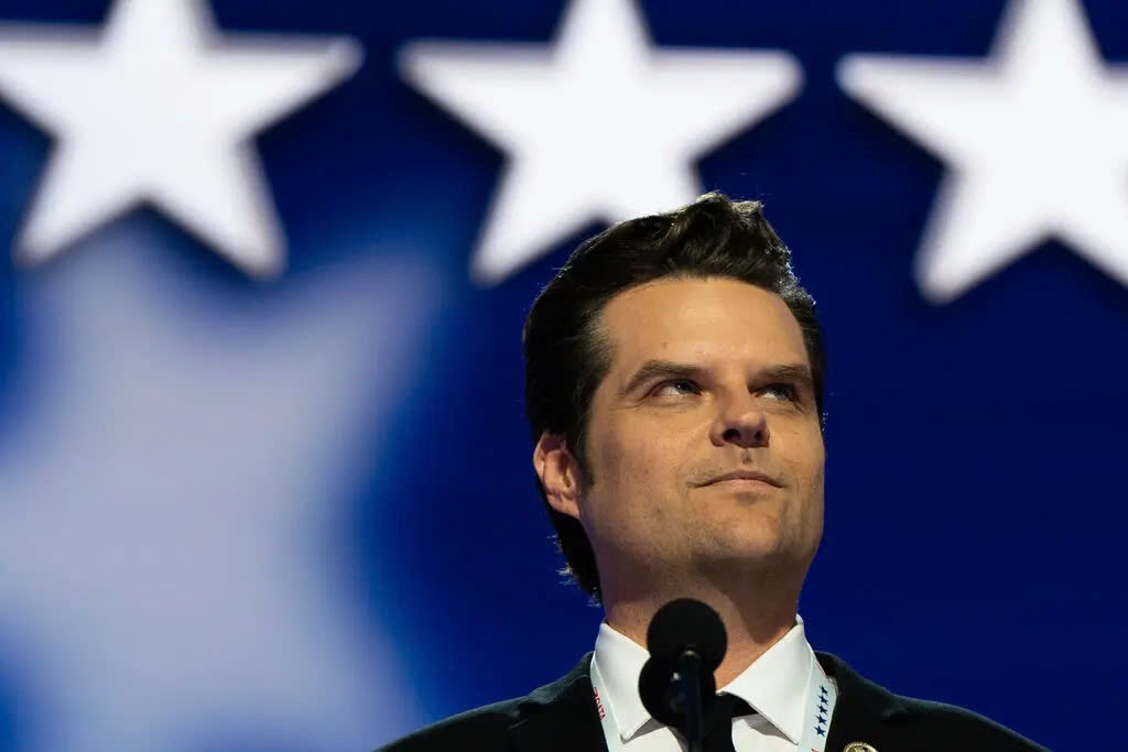 Ha nghi si Matt Gaetz tu chuc hinh anh