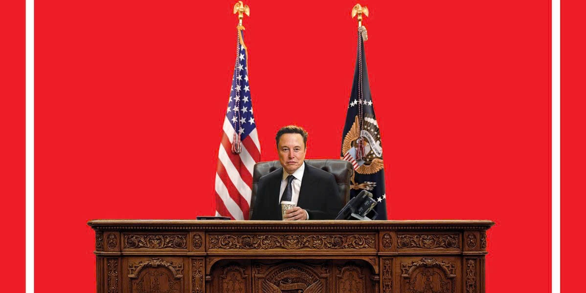 Tap chi Time dat Elon Musk vao 'chiec ghe cua ong Trump' hinh anh