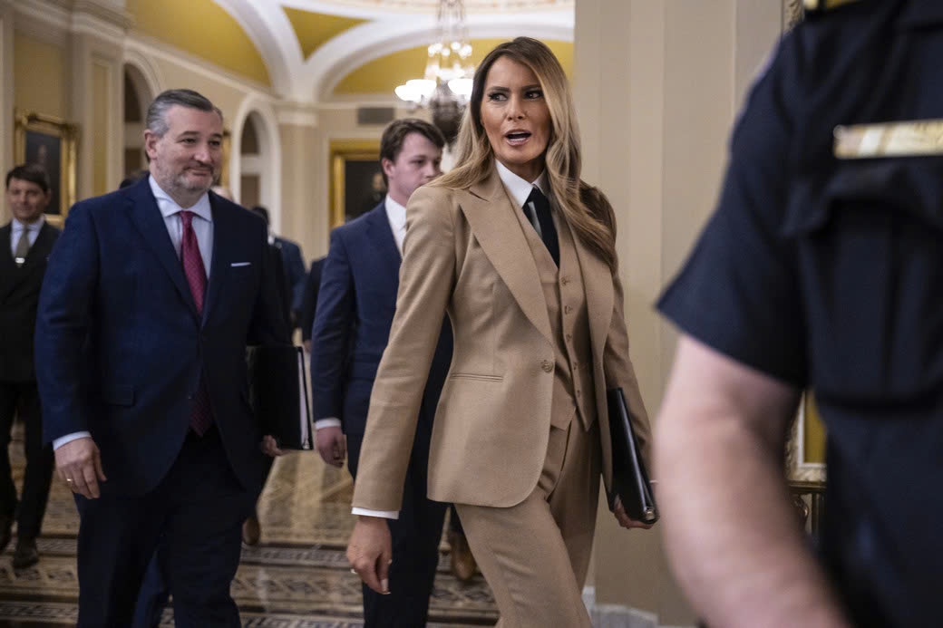 Melania Trump va Donald Trump anh 1