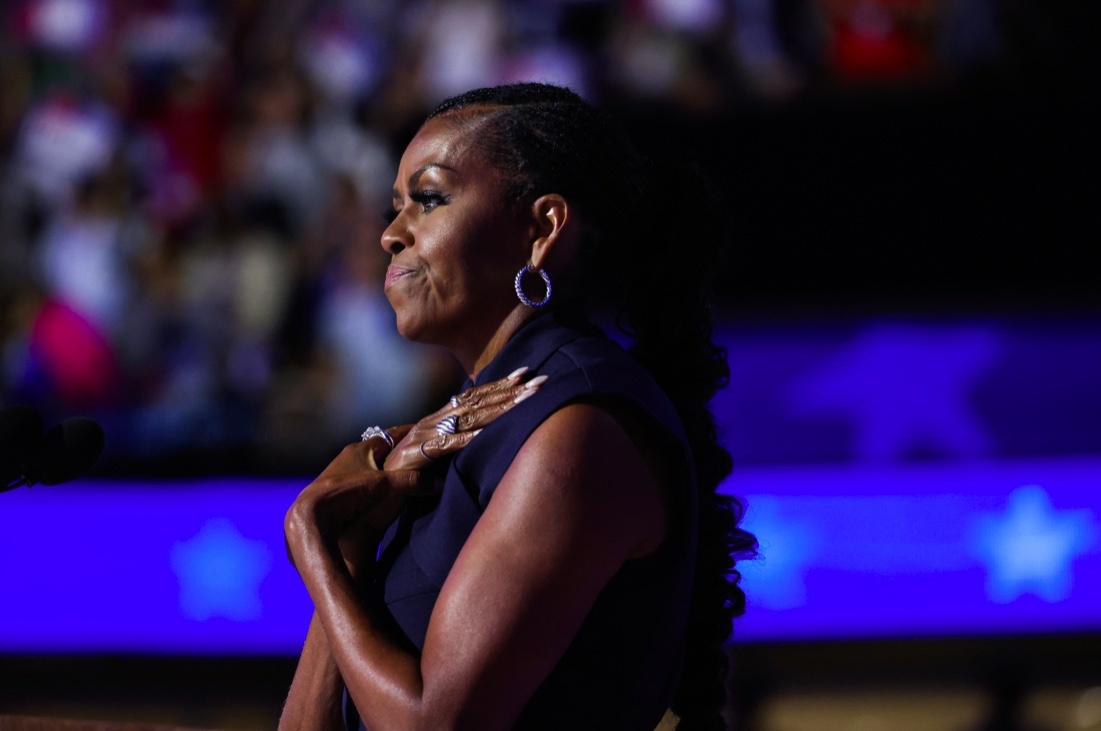 Ba Michelle Obama len tieng ve tin don ly hon hinh anh