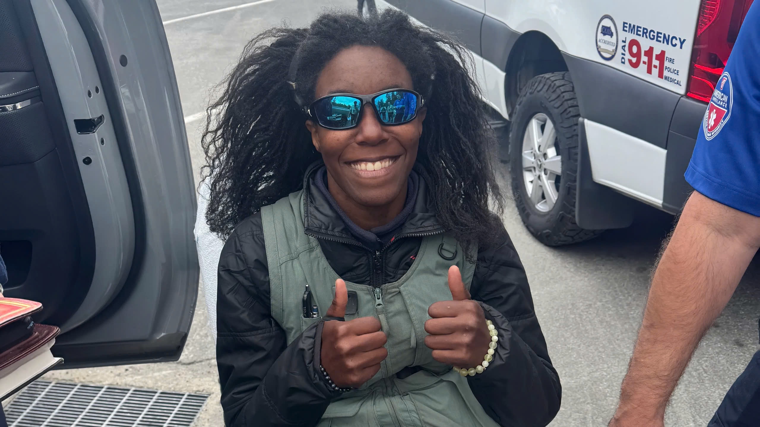 Nguoi phu nu My song sot sau hai tuan mat tich o vung nui hiem tro hinh anh