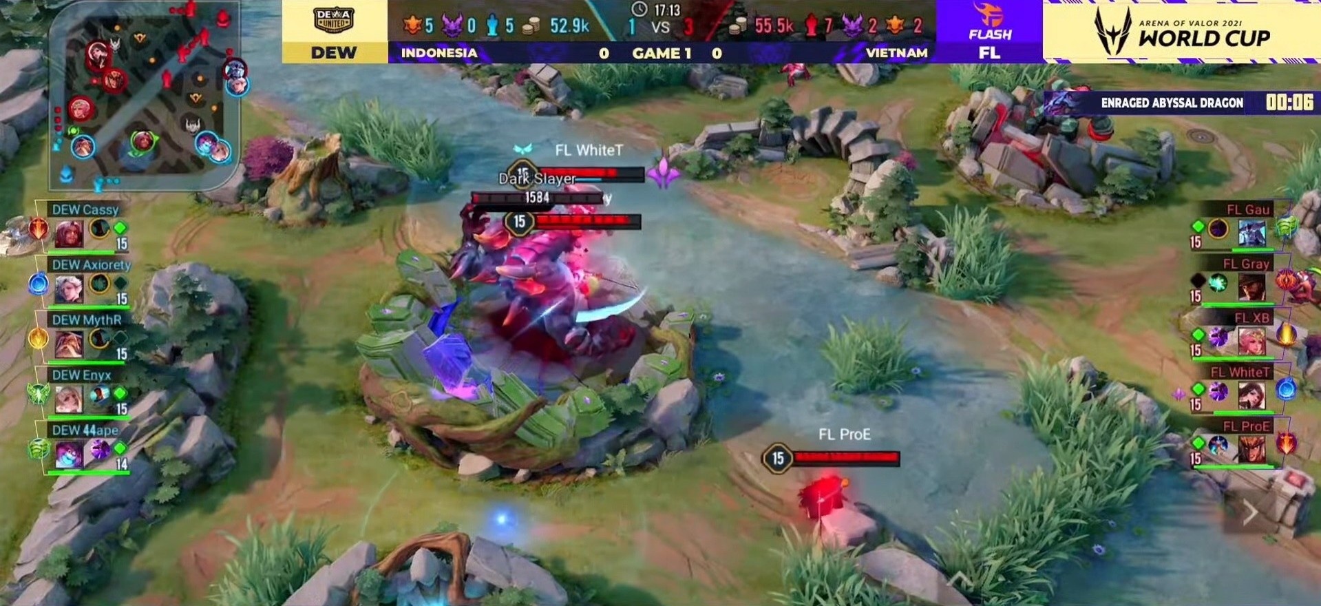 Team Flash thua Dewa United Esports anh 1