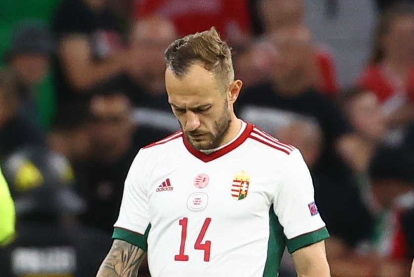 Cau thu Hungary sup do sau tran hoa Duc hinh anh