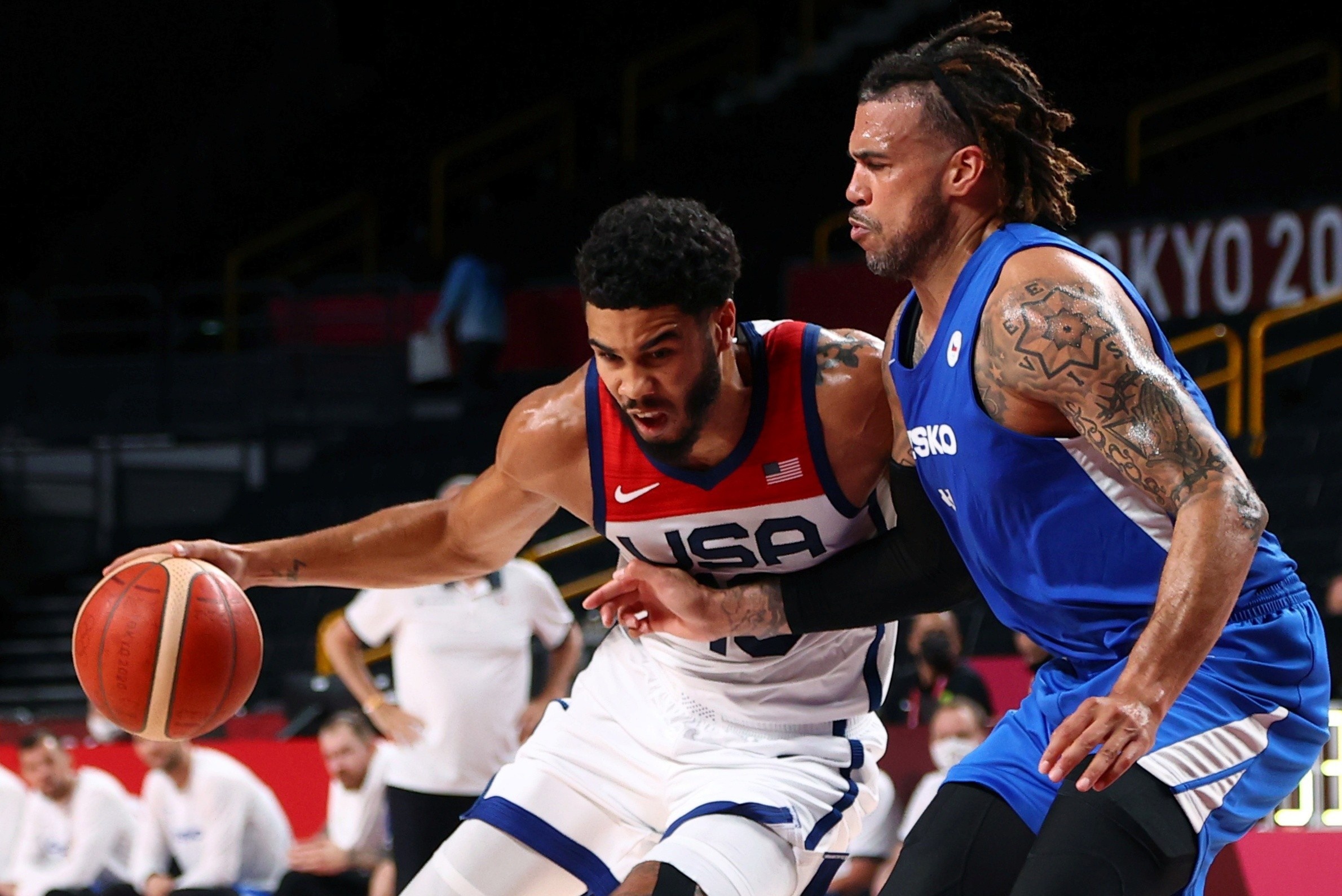 Tuyen bong ro My vao tu ket Olympic hinh anh