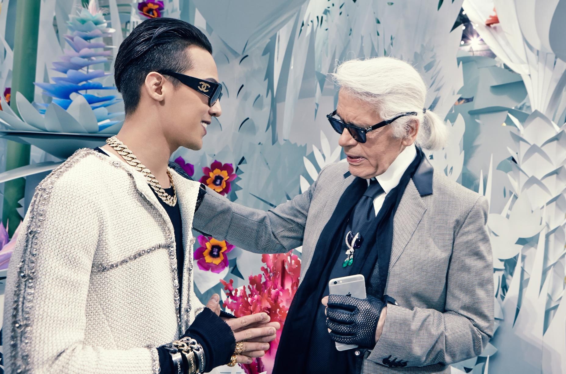 G-Dragon xuat hien sang chanh tai su kien cua Chanel hinh anh