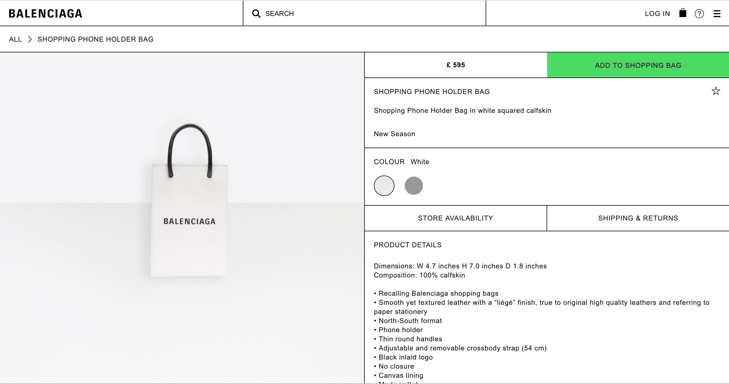 túi đựng nước Balenciaga ảnh 2 tui dung nuoc Balenciaga anh 2