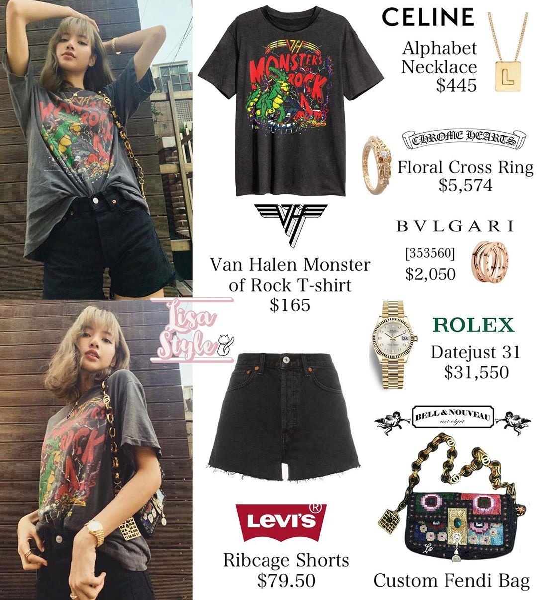 Lisa Blackpink mặc đồ đắt tiền ảnh 6 Lisa Blackpink mac do dat tien anh 6