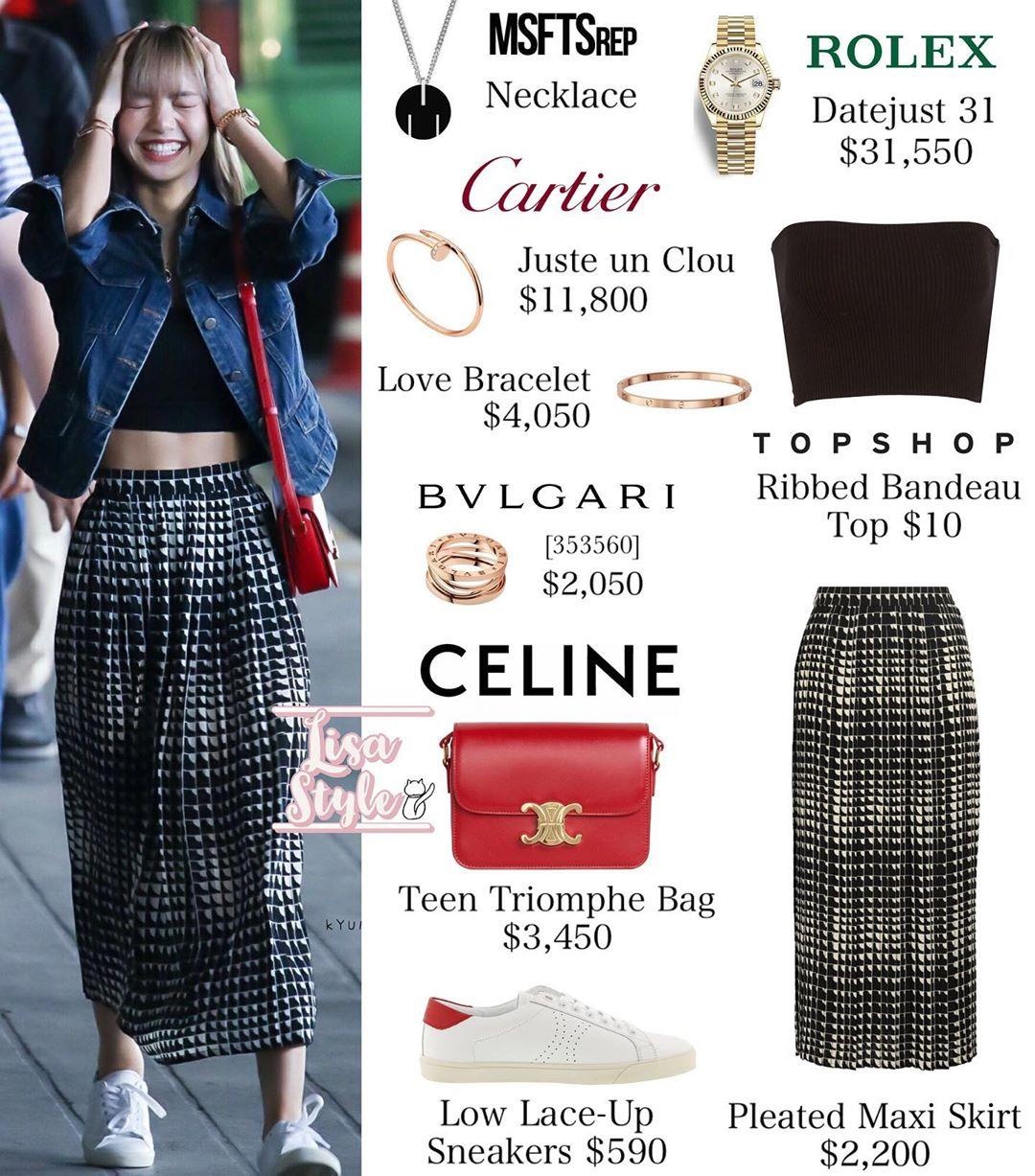 Lisa Blackpink mặc đồ đắt tiền ảnh 7 Lisa Blackpink mac do dat tien anh 7