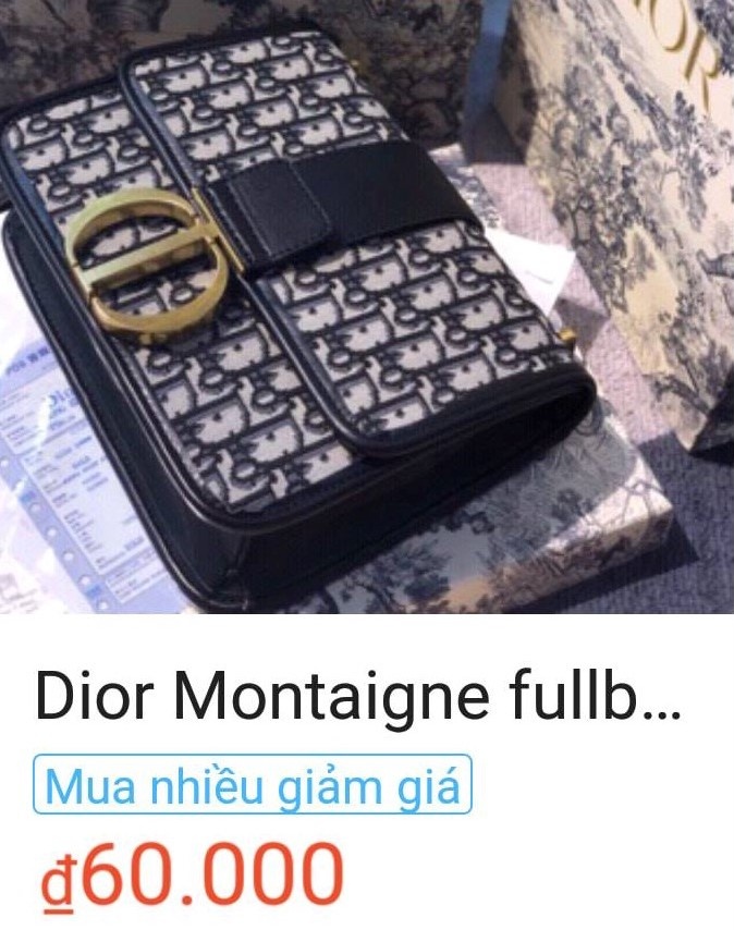 Sĩ Thanh khoe túi Dior fake ảnh 2 Si Thanh khoe tui Dior fake anh 2