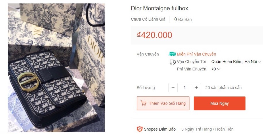 Sĩ Thanh khoe túi Dior fake ảnh 1 Si Thanh khoe tui Dior fake anh 1