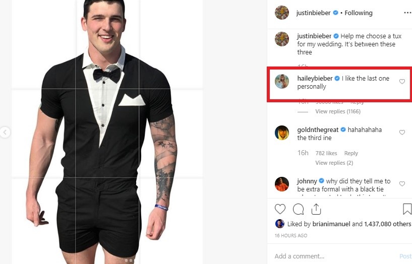 Justin Bieber nhờ fan chọn đồ cưới  ảnh 3 Justin Bieber nho fan chon do cuoi anh 3