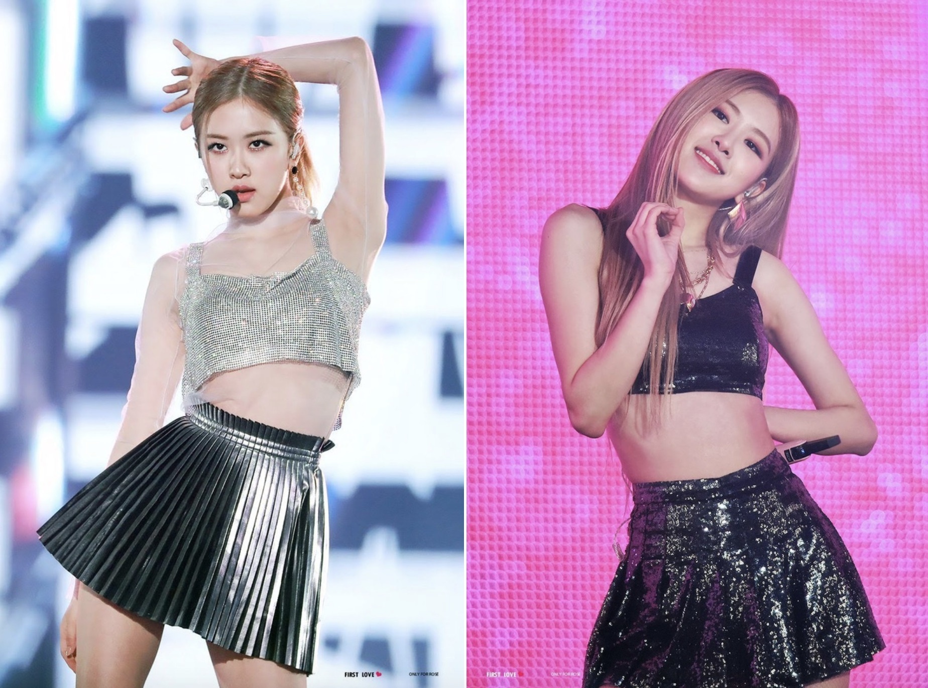 10 lan Rose dien vay ao bo sat khoe loi the eo thon, chan dai hinh anh