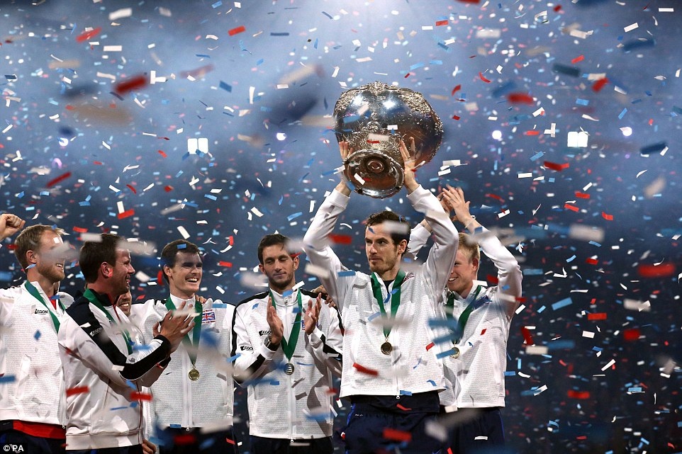 Andy Murray giup DT tennis Anh vo dich Davis Cup hinh anh