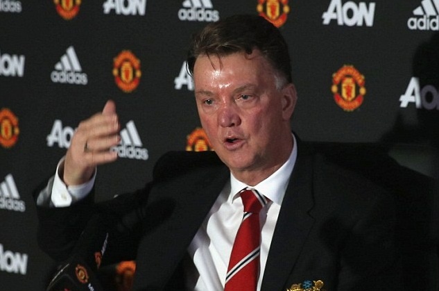 Van Gaal noi gian trong phong hop bao hinh anh