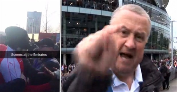 Fan Arsenal danh nhau ben ngoai san Emirates hinh anh