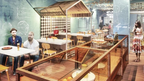 Messi ra mat nha hang anh 1