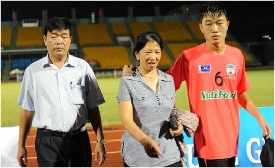 Xuân Trường lên báo Hàn ảnh 1 Xuan Truong len bao Han anh 1