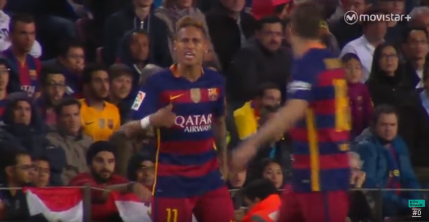 Neymar quat mang Jordi Alba hinh anh