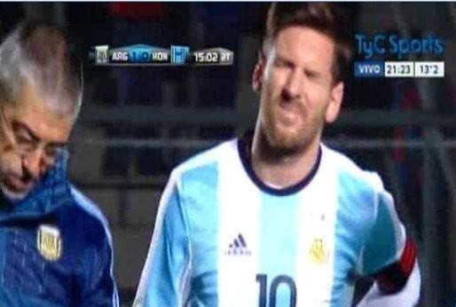 Messi dau don roi san vi chan thuong lung kieu Neymar hinh anh