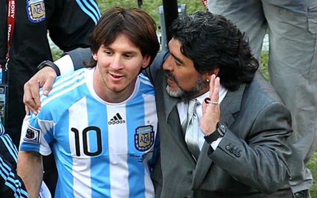Maradona thang thung che Messi khong co to chat thu linh hinh anh