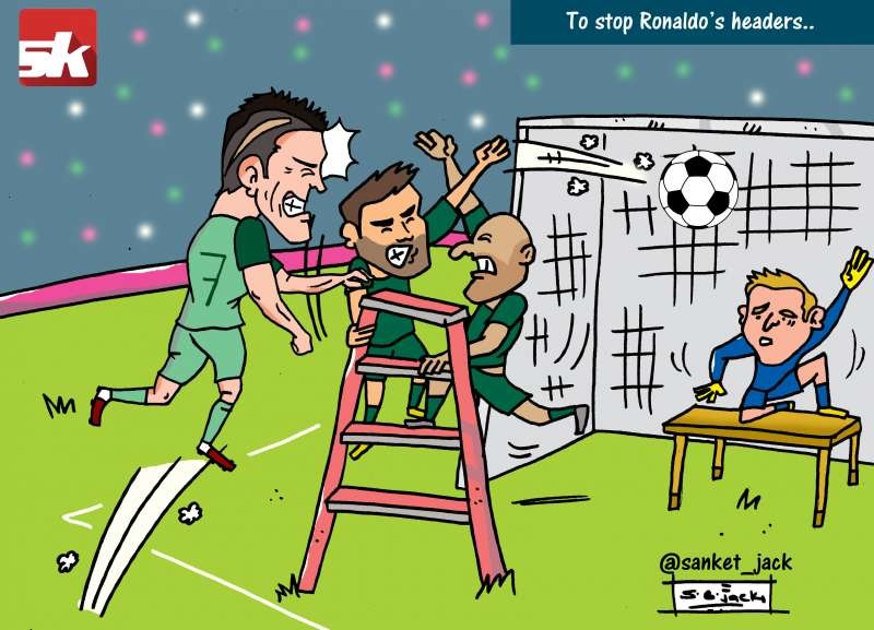 Biem hoa giai phap ngan can Ronaldo bat cao ghi ban hinh anh