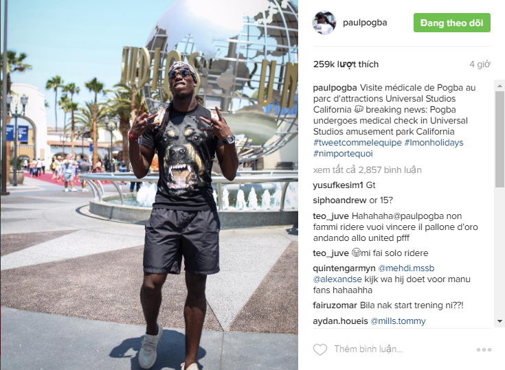 Pogba ký tên lên áo MU ảnh 2 Pogba ky ten len ao MU anh 2