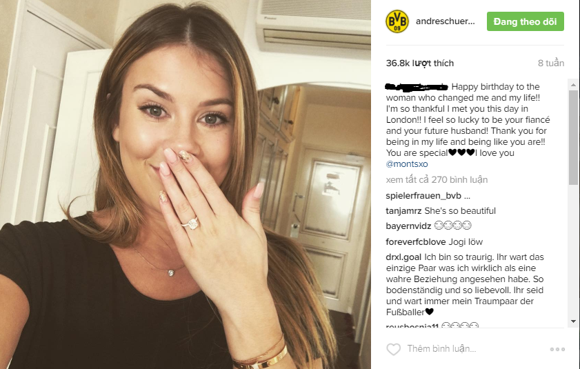 Schuerrle chia tay ban gai anh 2