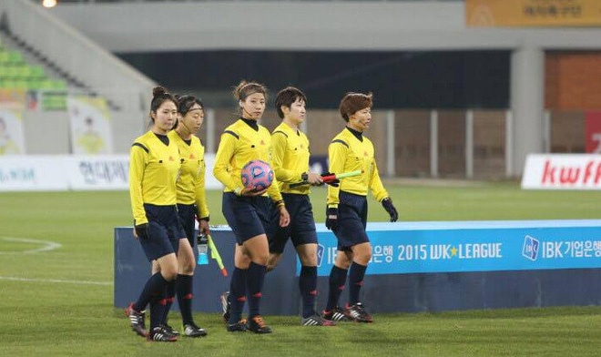 nữ trọng tài Hàn Quốc xinh đẹp ảnh 3 nu trong tai Han Quoc xinh dep anh 3