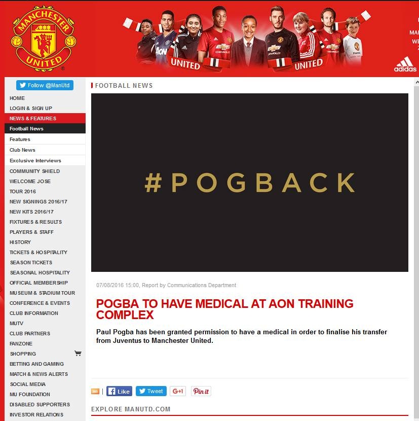 Pogba tro lai MU anh 1