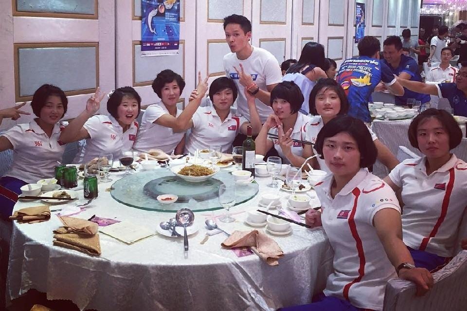 VDV Trieu Tien duoc chao don anh 2