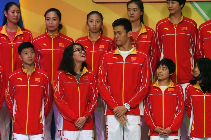 Sun Yang than thiet voi Fu Yuanhui anh 13