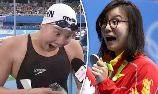 Sun Yang than thiet voi Fu Yuanhui anh 6