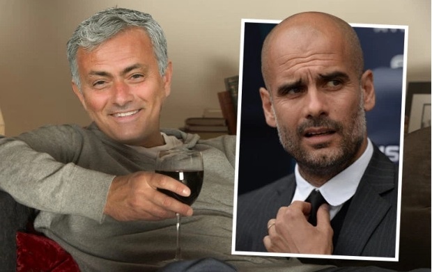 Mourinho moi Pep uong ruou sau dai chien hinh anh