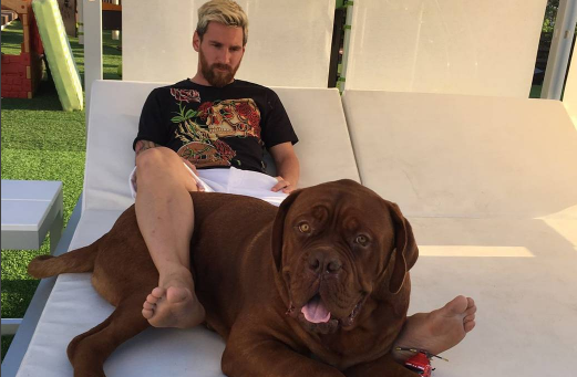 Hi hoa Ronaldo nguoc nhin Messi cuoi cho khong lo hinh anh