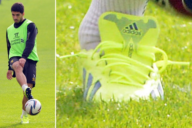 bí mật về giày tập của Suarez ảnh 1 bi mat ve giay tap cua Suarez anh 1