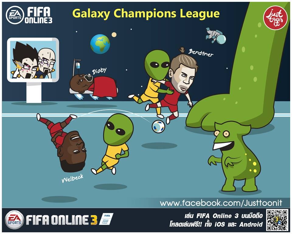 Hi hoa Bendtner ti thi voi nguoi ngoai hanh tinh hinh anh