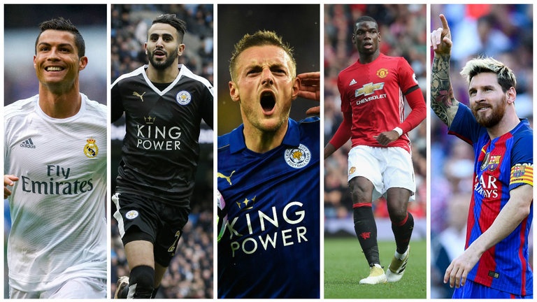 Cong bo 30 ung vien QBV 2016: Lan dau cho Vardy, Mahrez hinh anh