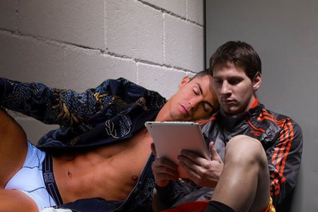 'Ronaldo mo mang ben bui hoa' thanh de tai che anh hinh anh