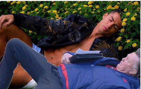 Ronaldo đăng ảnh tạo dáng bên bụi hoa ảnh 6 Ronaldo dang anh tao dang ben bui hoa anh 6