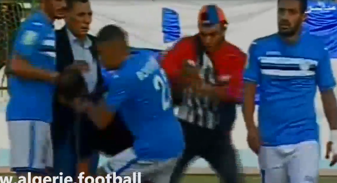 Cổ động viên hành hung trọng tài ảnh 1 Co dong vien hanh hung trong tai anh 1