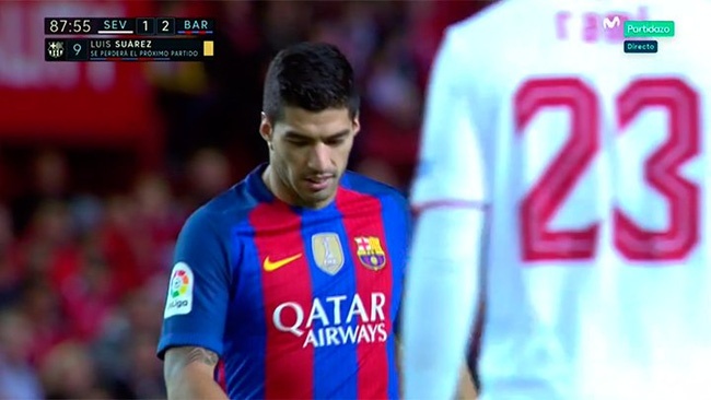 Suarez vui mừng vì tẩy thẻ thành công ảnh 1 Suarez vui mung vi tay the thanh cong anh 1