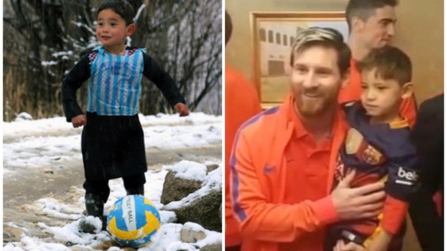 cau be tui nylon gap Messi anh 3