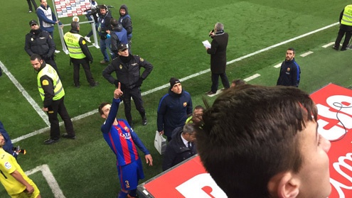 Pique quát chủ tịch La Liga ảnh 1 Pique quat chu tich La Liga anh 1